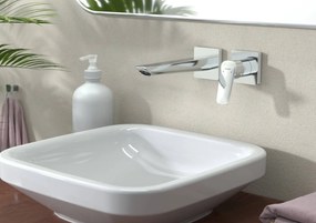 Hansgrohe Logis, umývadlová batéria Fine pod omietku, 2-otvorová inštalácia, EcoSmart, chrómová, HAN-71256000