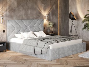 PROXIMA.store - Moderná čalúnená posteľ ESME ROZMER: 140 x 200 cm