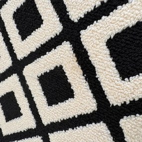 Koberec POLO čierny / biely
