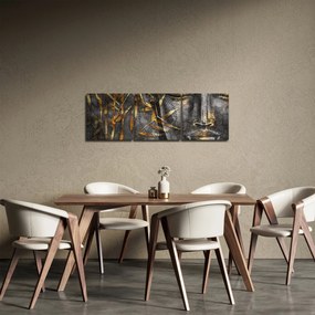 Obraz - Zjednotenie múdrostí (s hodinami) (90x30 cm)