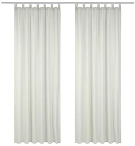 Livarno home Závesy, 135 x 240 cm, 2 kusy (béžová)  (100389387)