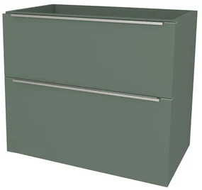 Mereo, Mereo Mailo, kúpeľňová skrinka 81 cm, chróm madlo, Multidecor, Zelená Verde, MER-CN591SZEV1