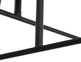 Priemyselné stropné svietidlo čierne so zlatom 6 svetiel - Sydney