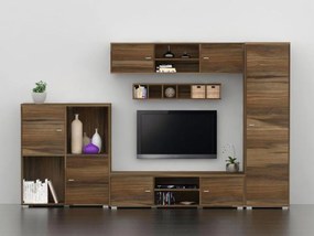 DREVONA Obývacia stena orech rockpile REA DENISA 1