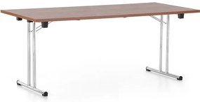 Skladací stôl 180 x 80 cm, orech