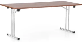 Skladací stôl 180 x 80 cm, orech