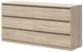 Komoda BRW Tetrix 4 (dub sonoma) . Akcia -48%. Vlastná spoľahlivá doprava až k Vám domov. 1098483