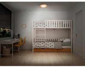 Osram - Stropné svietidlo ORBIS MILAN 2xE27/10W/230V pr. 30,5 cm drevený dekor