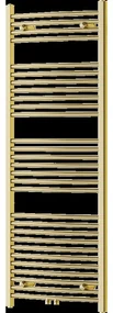 Mexen Ares kúpeľňový radiátor 1500 x 600 mm, 579 W, zlatý - W102-1500-600-00-50