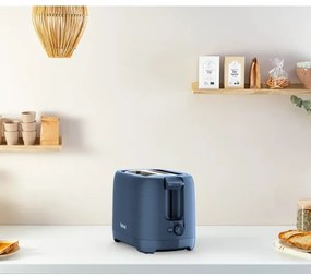 Tefal - Hriankovač s dvomi otvormi MORNING 850W/230V modrá