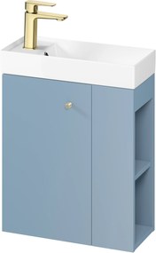 Cersanit Larga skrinka 49.2x21.5x55.1 cm závesné pod umývadlo modrá S932-065-DSM