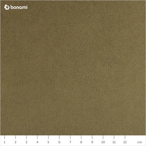 Olivovozelená zamatová podnožka Milo Casa Santo