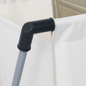 Kondela Látkový kôš na bielizeň, béžová/hnedá, LAUNDRY NEW TYP 2