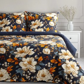 RENFORCÉ OBLIEČKY FIORA 200X220 CM, 2 KS 70X80 CM KVETY