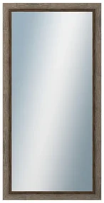 DANTIK - Zrkadlo v rámu, rozmer s rámom 50x100 cm z lišty CARRARA žltá (2895)
