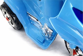 LEAN CARS Elektrická motorka pre deti HC8051 modrá so svetlami a zvukmi