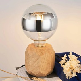 Pauleen Woody Sparkle stolová lampa, svetlé drevo