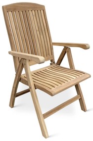InternetovaZahrada Záhradné polohovacie kreslo America - teak