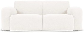 Biela pohovka z textílie bouclé 170 cm Molino – Micadoni Home