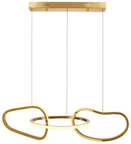 LED luster na lanku ANNELI LED/30W/230V 80 cm zlatý