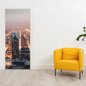 Fototapeta na dvere - Metropola (95x205cm)