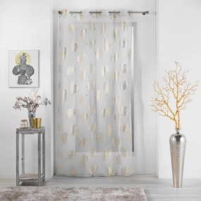 Záclona v béžovej a zlatej farbe 140x280 cm Sunny – douceur d'intérieur