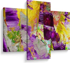 Obraz abstrakcie - maľba (90x60 cm)