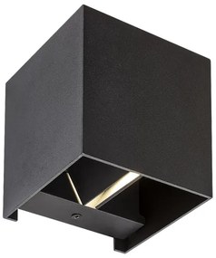 Rabalux 7396 - Vonkajšie nástenné svietidlo SOLIN 1xG9/42W/230V IP54 čierna
