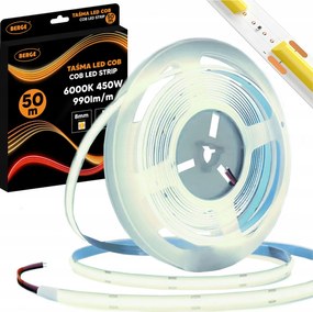 BERGE LED pásik COB Neon 12V - 480D - 9W/m - IP20 - 50m - 990lm/m - studená farba