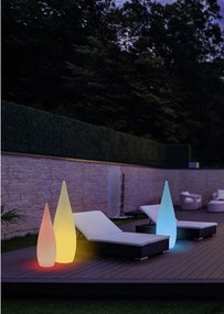 LED solárne vonkajšie svietidlo ø 25 cm Palmas - Reality