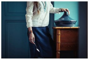 Čierny tajine Emile Henry Flame, ⌀ 32 cm