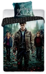 Obliečky Harry Potter a Dary smrti 140x200 + 70x90 cm FARO