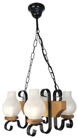 Brilagi - Luster na reťazi QUEEN 4xE14/40W/230V buk