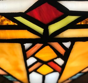 Metal Tiffany lampa do obývačky Ø25*42 kolekcia ACRUX