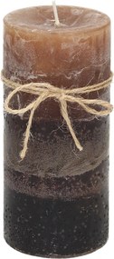 Sviečka Silvia 14cm dark brown