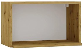 Kuchynská skrinka Cosmo Isabel Wo60 Mv Čierny hrášok/Dub Artisan