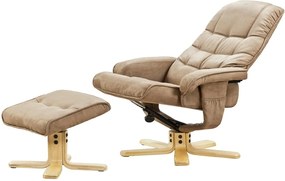 Sconto Relaxačné kreslo s taburetom DIKSON