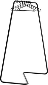 Čierny oceľový stojan na oblečenie 118x160x57 cm Hang-On – Spinder Design