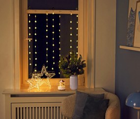 LED hviezda, 3D, do exteriéru, veľká