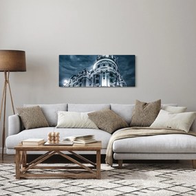Obraz architektúry v tme (120x50 cm)