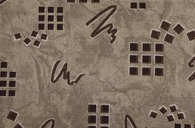 Sintelon koberce Metrážny koberec Roines beige - Kruh s obšitím cm