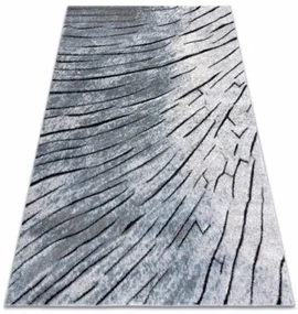 Koberec COZY 8874 Timber sivý/nebeský