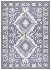 Dywany Łuszczów Kusový koberec Sion Sisal Aztec 3007 blue/pink/ecru – na von aj na doma - 200x290 cm