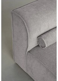 Svetlosivý modul pohovky (pravý roh) Flex Felix – Miuform