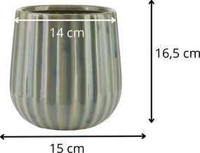 Váza Arina 16,5 cm modrá