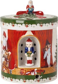 Christmas Toys hracia skrinka / svietnik, Santa s darčekmi, 16x16x21,5 cm, Villeroy & Boch