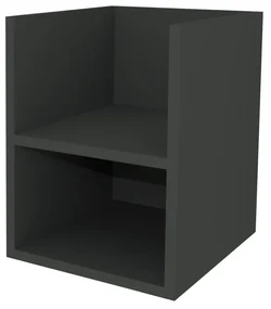 Mereo, Mereo Aira, kúpeľňová skrinka 40 cm, spodná, Multidecor, Šedá antracit, MER-CN795SSEAN