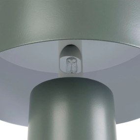 Stolná lampa Tubo zelená 23 cm