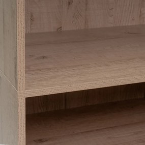 Otvorená modulárna skriňa v dekore duba v prírodnej farbe 60x180x45 cm Modular – Casa Selección