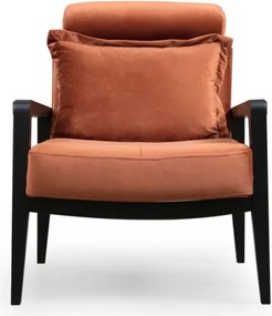 Křeslo Apollo z masivu skořicové/černé